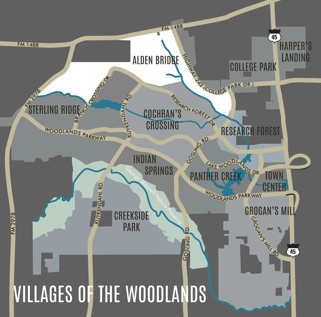 The Woodlands Map